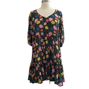 Fresha London Anita Dress Multi Floral S